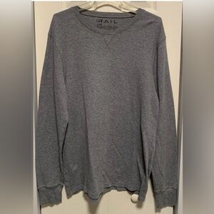 The Rail Men’s Gray Thermal Shirt
